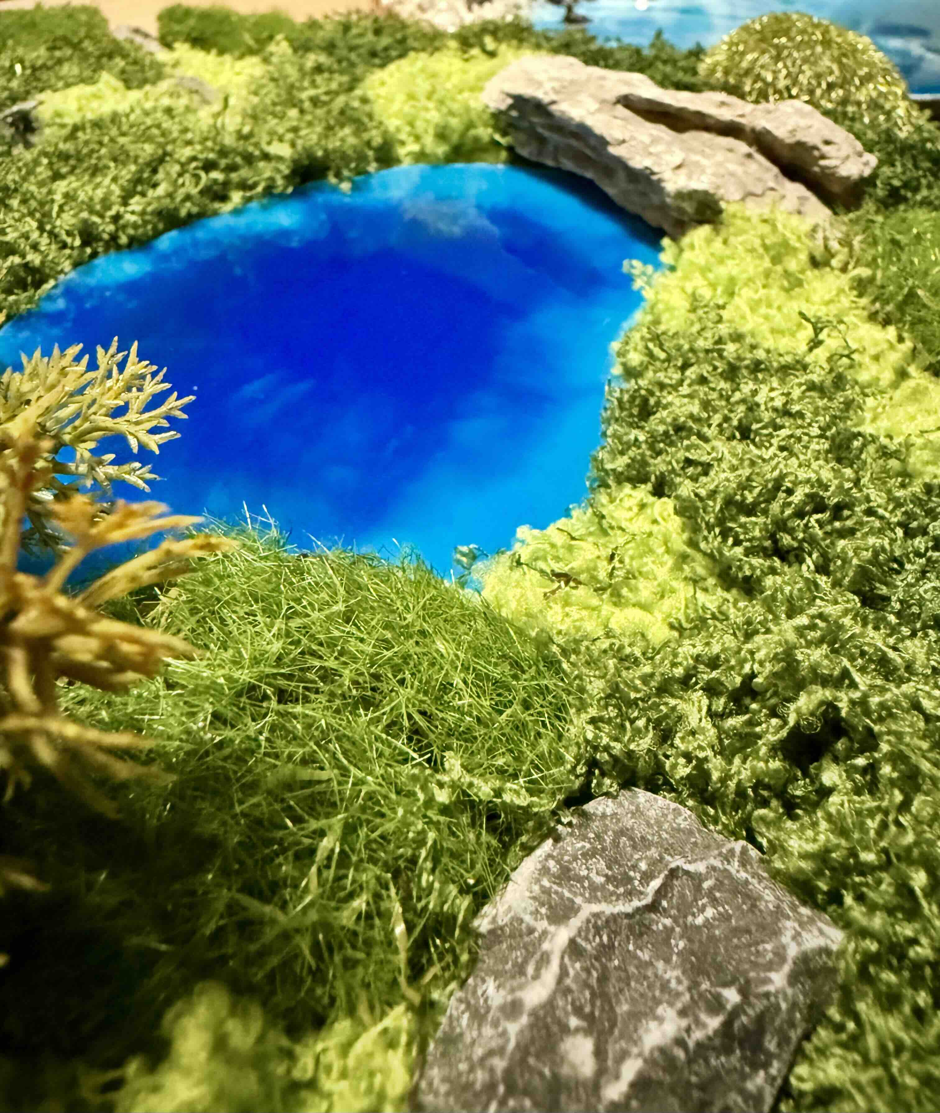 Ručně vyráběný prostorový obraz Dream Reef s epoxidovou pryskyřicí
