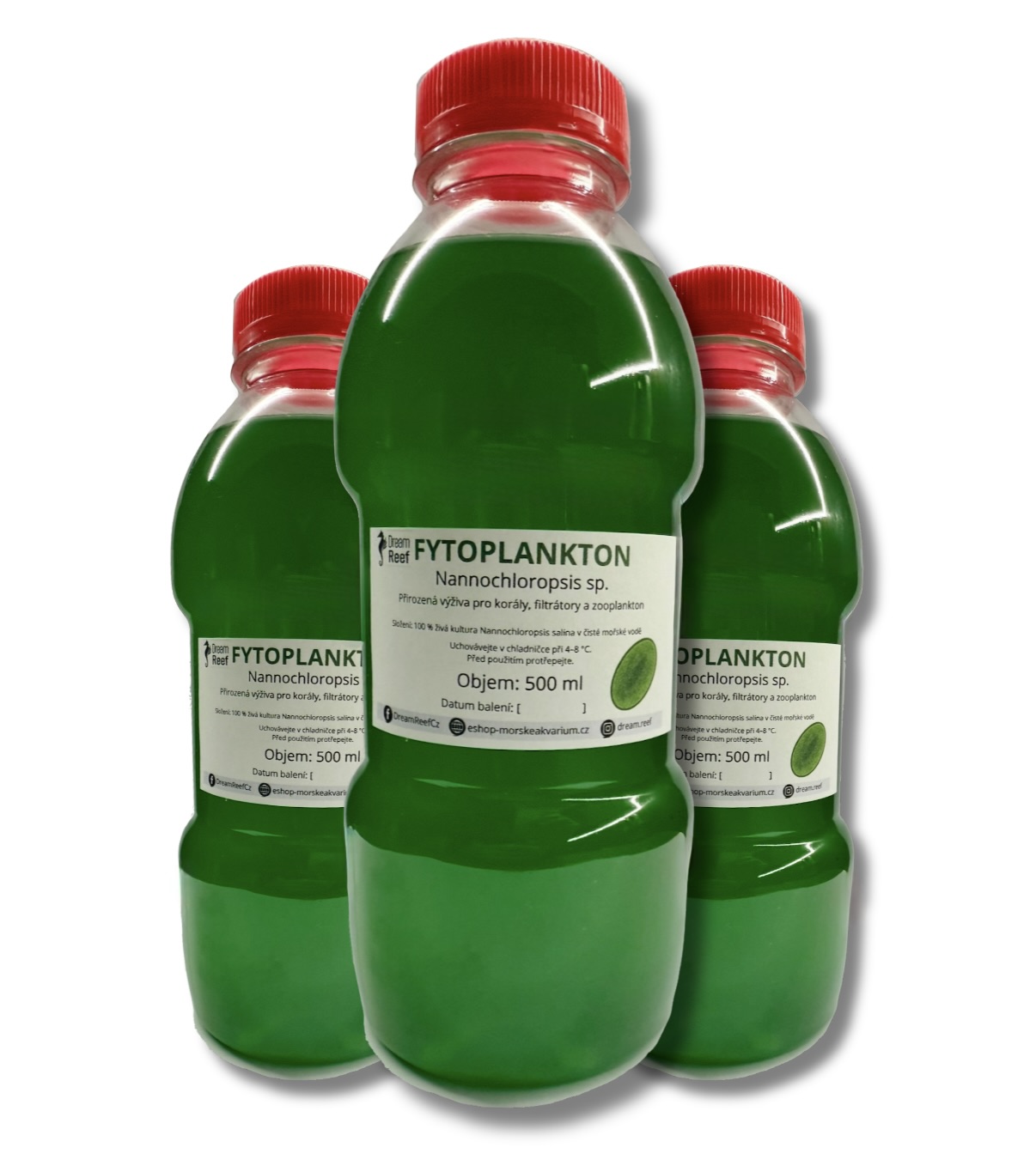 Živý fytoplankton Nannochloropsis sp. (500 ml)