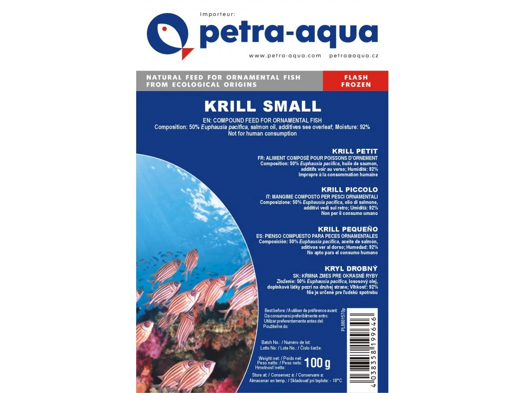 Mražený Krill malý 100g