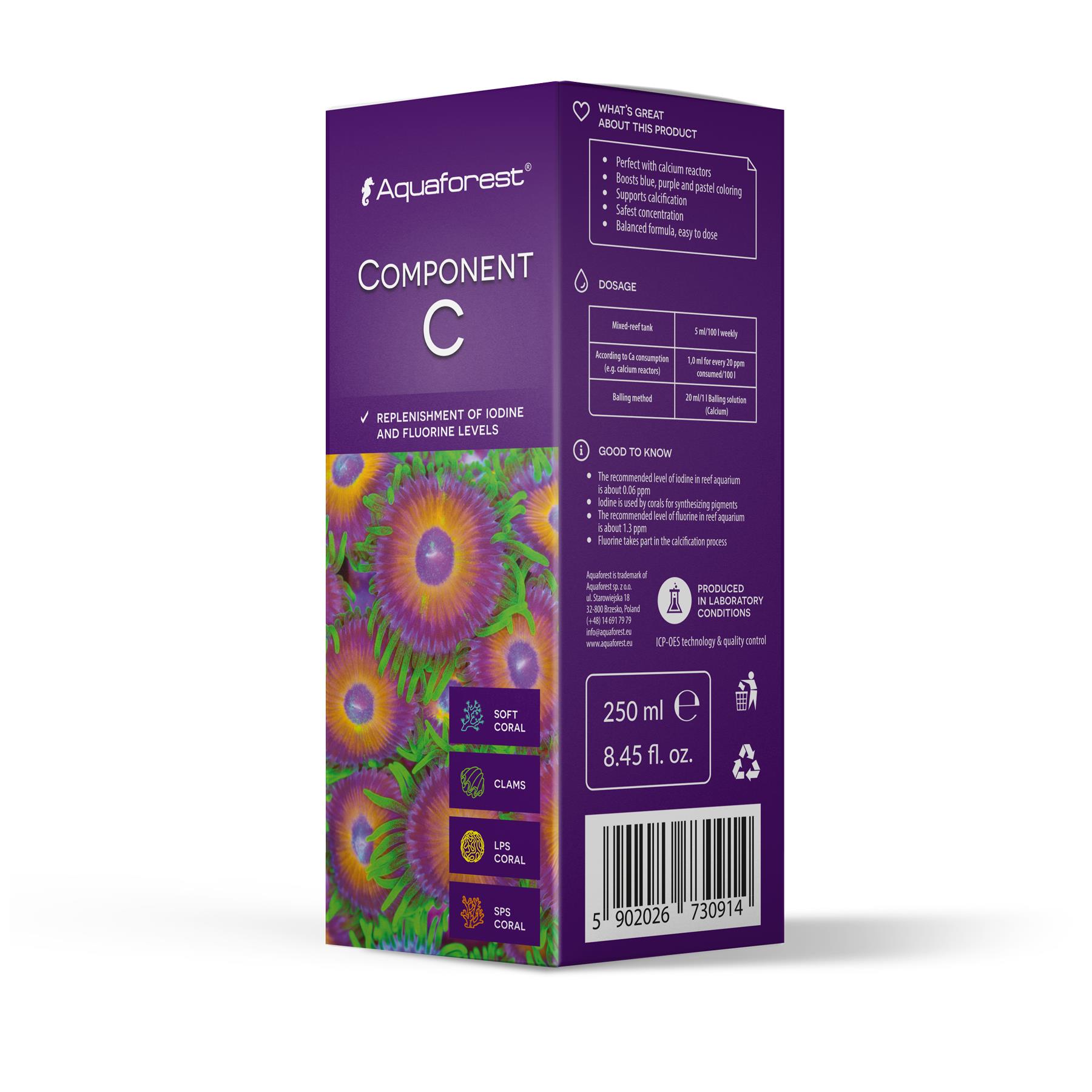 AF Component C - mikroživiny na bázi jódu a fluóru (250ml)