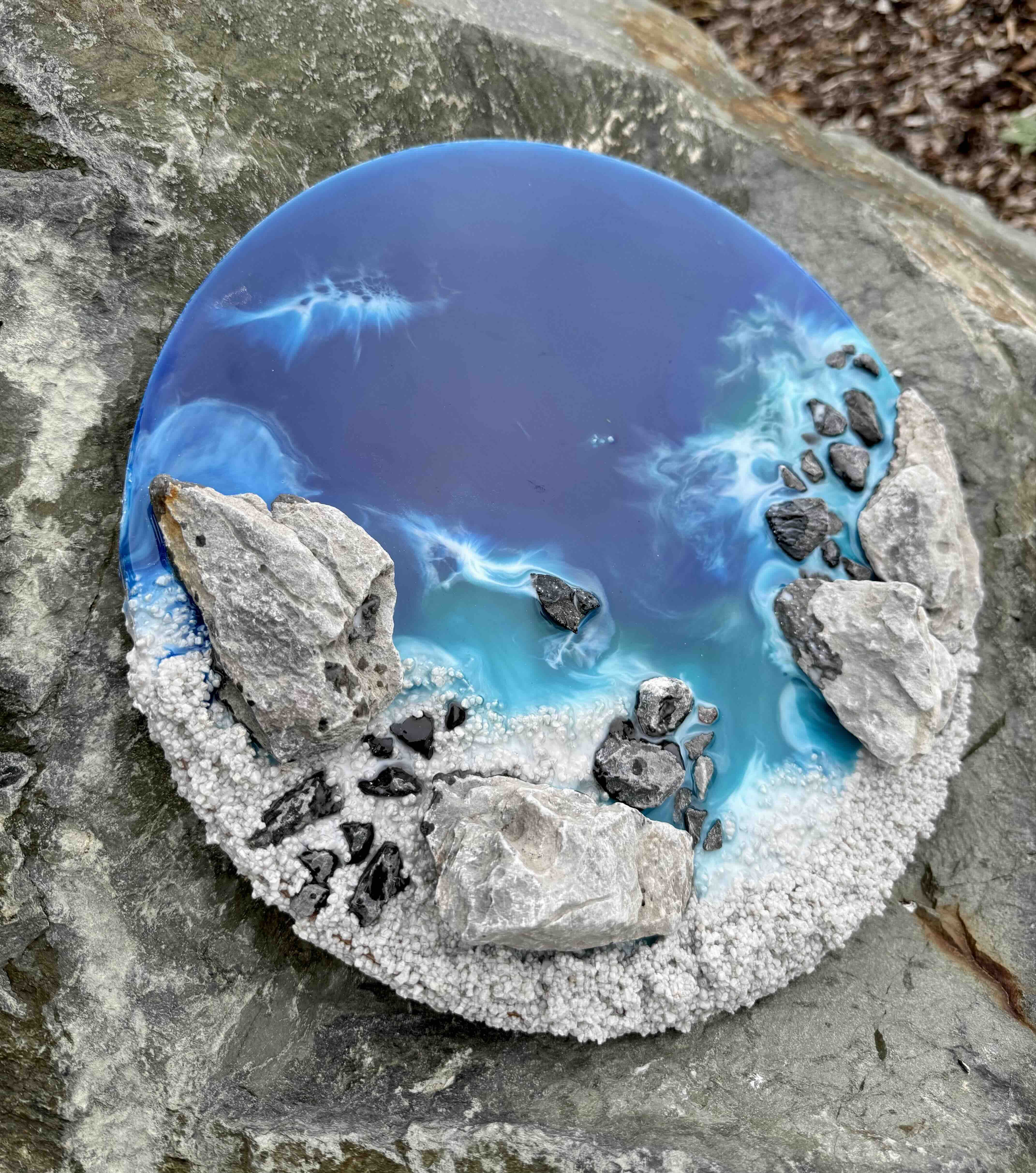 Divoký oceán | 3D obraz, 30 cm