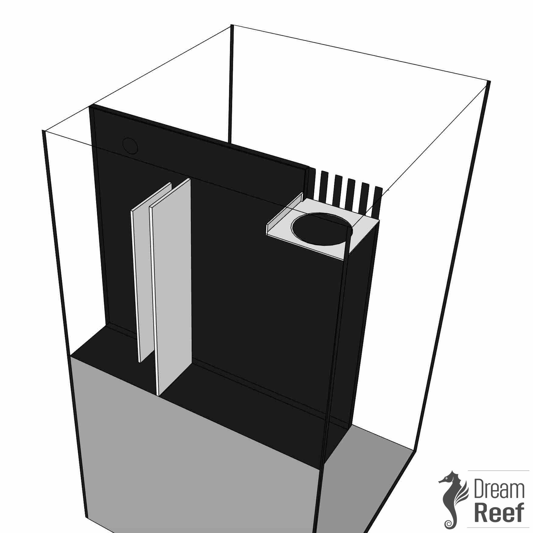 Mořské akvárium pro mořské koníky 100 litrů