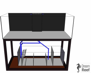 Mořské akvárium 430+70 litrů